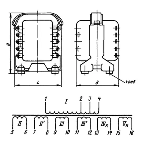 ТПП104-115-400В трансформатор фото 3