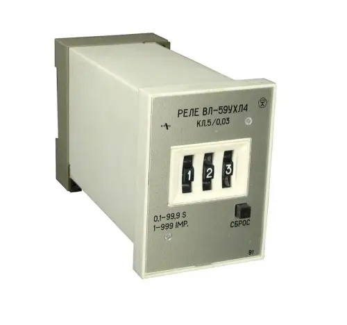 ВЛ-59 0.1-99.9 сек 110В реле времени фото 2