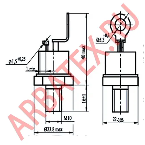 ТЗ142-80-11-7 тиристор фото 3 ТЗ142-80-11-7 тиристор фото 3
