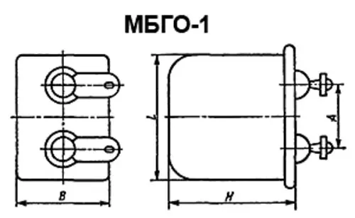 МБГО-1 400в 20 мкф фото 3 МБГО-1 400в 20 мкф фото 3