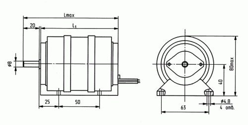 ДАТ75-40 электродвигатель фото 3