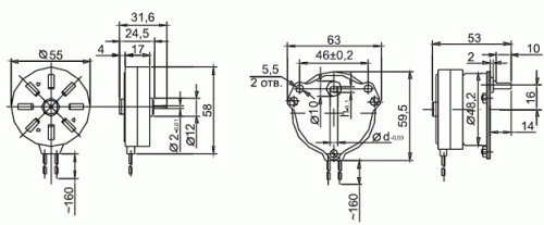 ДСМ-375 электродвигатель тихоходный фото 3