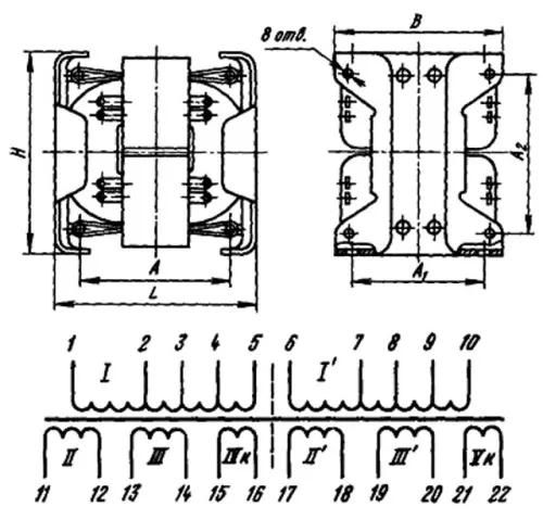 ТА196-127/220-50В трансформатор фото 3 ТА196-127/220-50В трансформатор фото 3