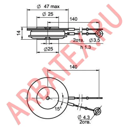ТБ133-200-7-424 тиристор фото 3