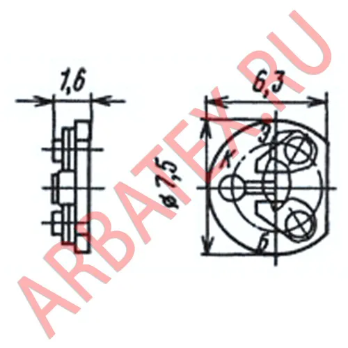 1Т612А транзистор фото 2 1Т612А транзистор фото 2