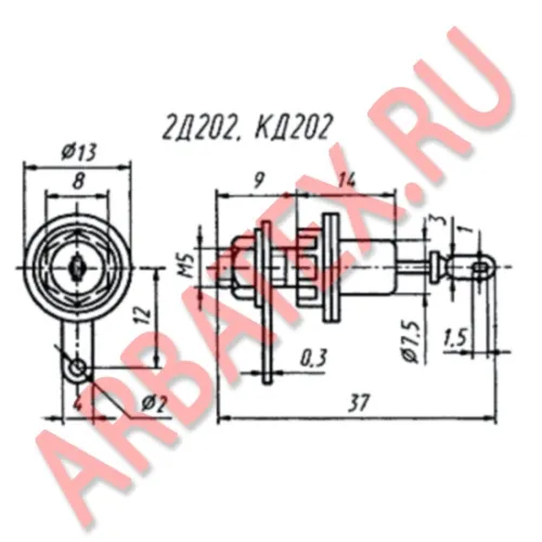 2Д202С диод фото 3 2Д202С диод фото 3