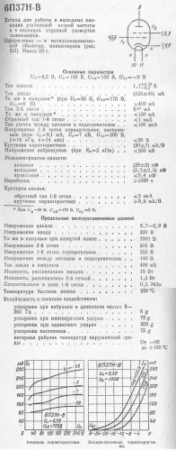 6П37Н-В радиолампа фото 3