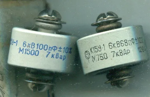 К15У-1 6кВ 68 пф 7квар фото 2