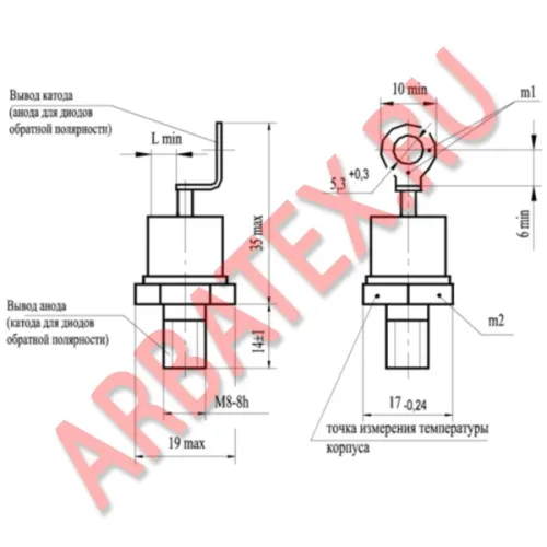 ДЛ132-60-12 диод фото 3 ДЛ132-60-12 диод фото 3