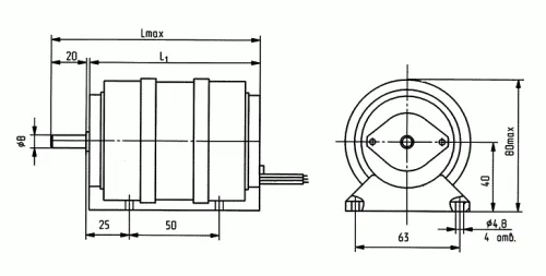 ДАТ75-25 электродвигатель фото 3